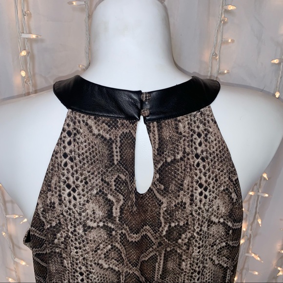 INC INTERNATIONAL CONCEPTS ⭐️ Sleeveless Snakeskin Print Dress - Picture 4 of 7